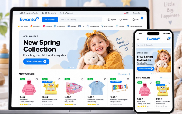 PrestaShop Theme for Kids & Baby Stores | Ewonta