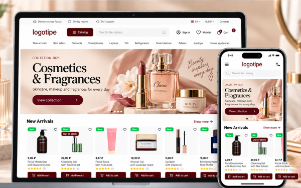 PrestaShop Theme for Cosmetics & Perfume Stores | Ewonta