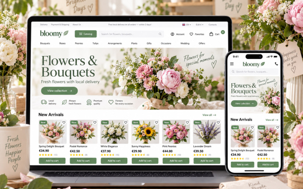 PrestaShop Theme for Flower Shop & Bouquet Online Store