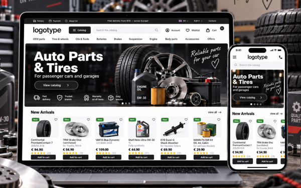 PrestaShop Auto Parts & Car Accessories Store Theme
