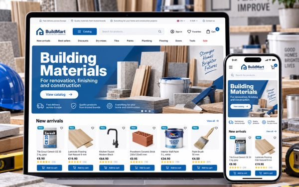 PrestaShop Theme for Building Materials Online Store | Ewonta