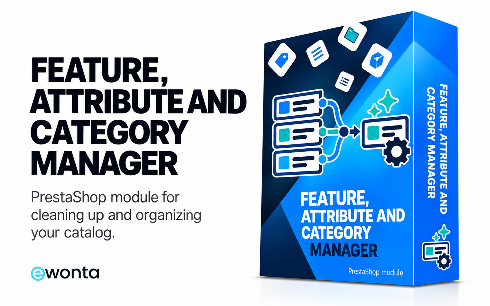 Feature, Attribute and Category Manager for PrestaShop — Catalog Cleanup